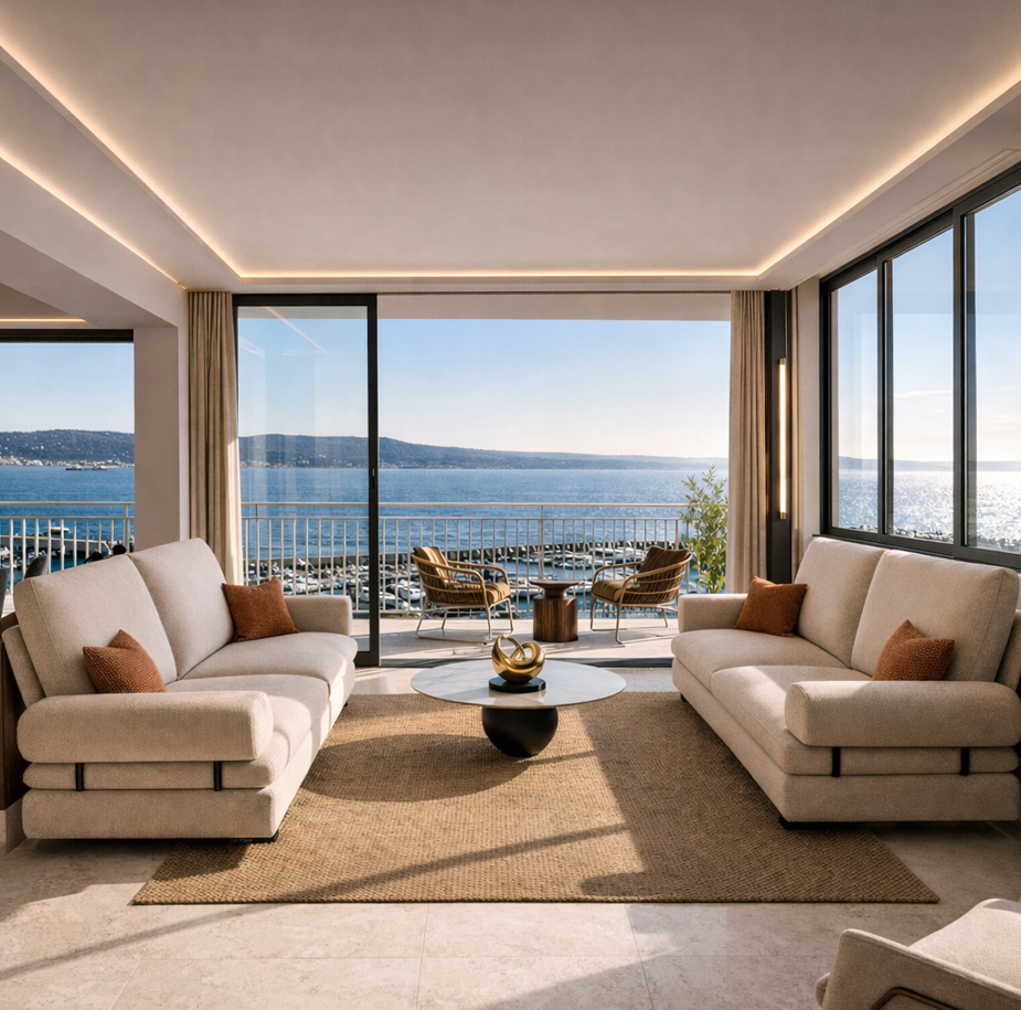 Appartement haut standing avec vue mer Sainte Maxime